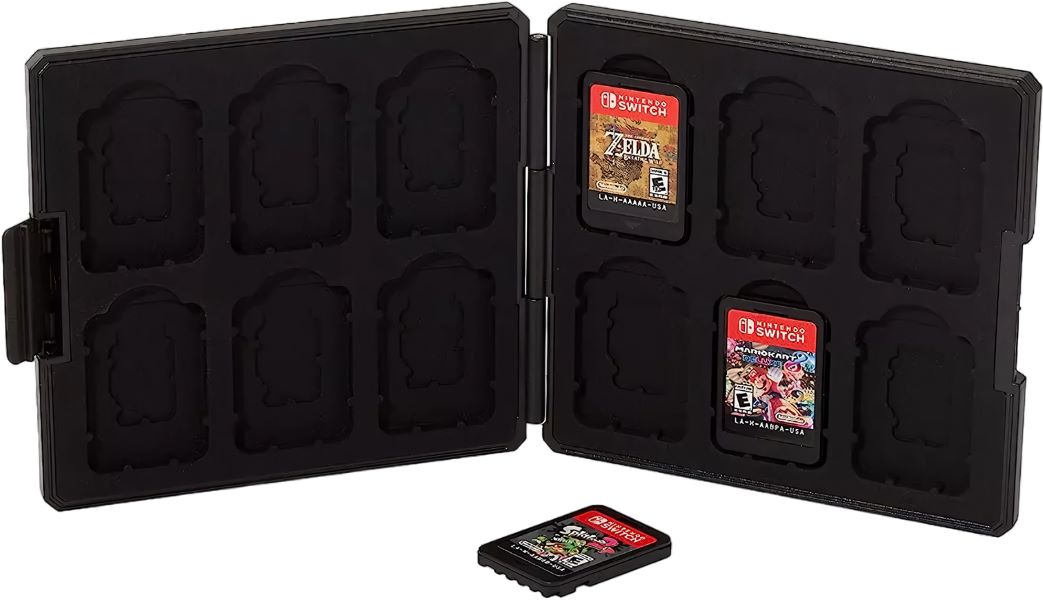 Защитный кейс HORI Premium Game Card Case Zelda Sword (черный) (NSW-038U) для Nintendo Switch