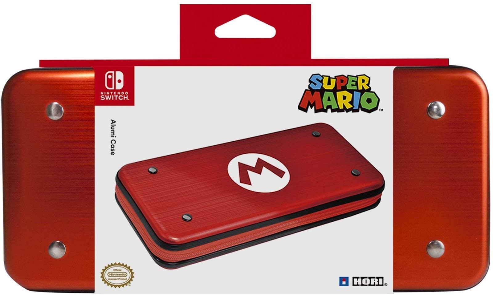 Защитный алюминиевый кейс HORI Super Mario (NSW-090U) для Nintendo Switch