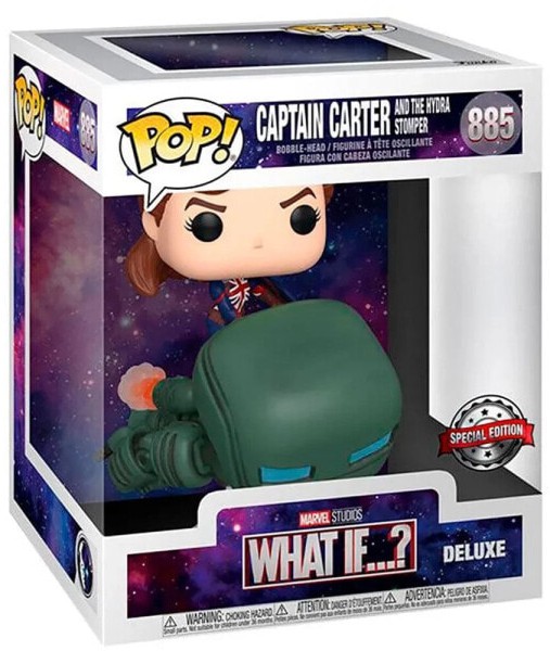 (EU) Фигурка Funko POP! Marvel What If...?: Captain Carter and The Hydra Stomper (885)