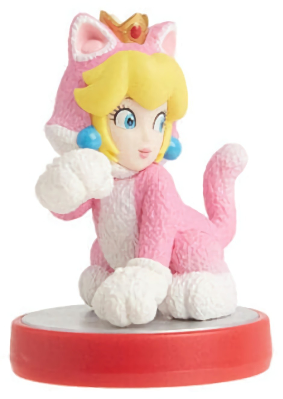 (CN) Фигурка коллекционная для игровой консоли Пич-кошка (Super Mario Collection)