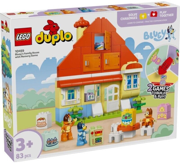 (EU) Конструктор LEGO Duplo Семейный дом Блуи с игрой на память (10459)