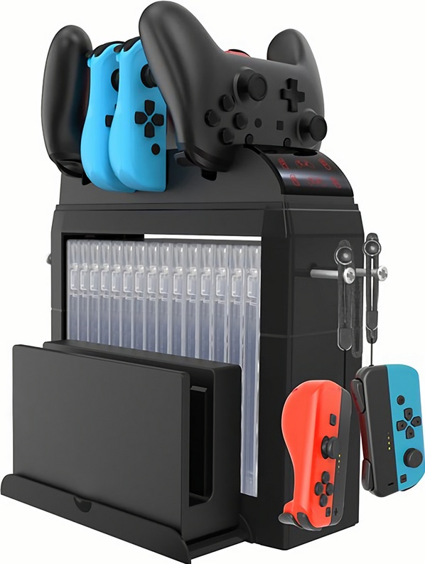 Стеллаж для хранения DOBE для Nintendo Switch (черный) (TNS-19051)