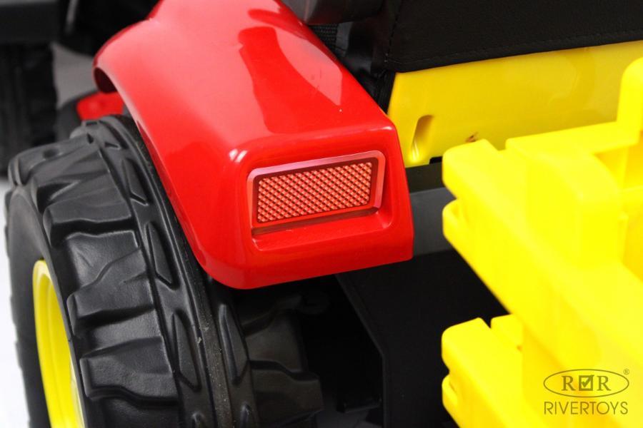 Детский электромобиль RiverToys O555OO красный