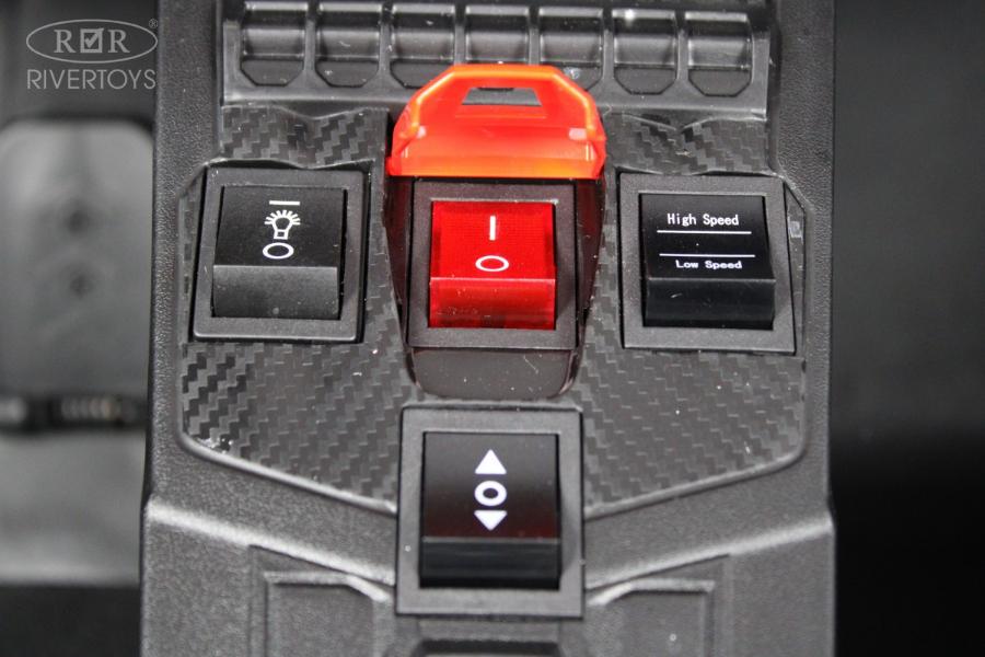 Детский электромобиль RiverToys Lamborghini Aventador SV (M777MM) розовый