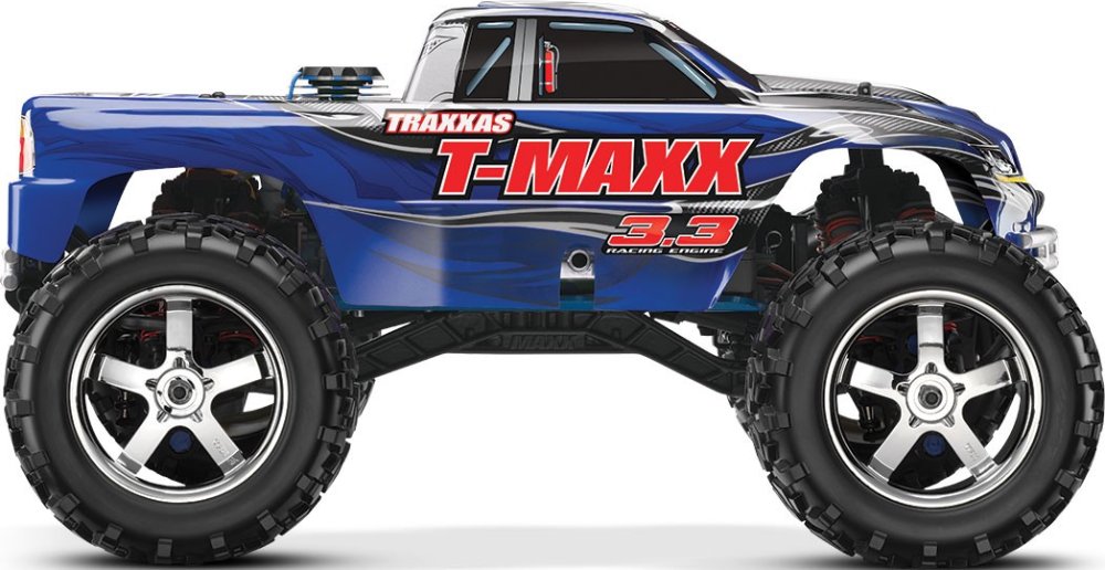 Радиоуправляемая модель монстр Traxxas T-Maxx 3.3 Nitro 4WD RTR 1к10 TQi (BT-model) (TRA49077-3-B)