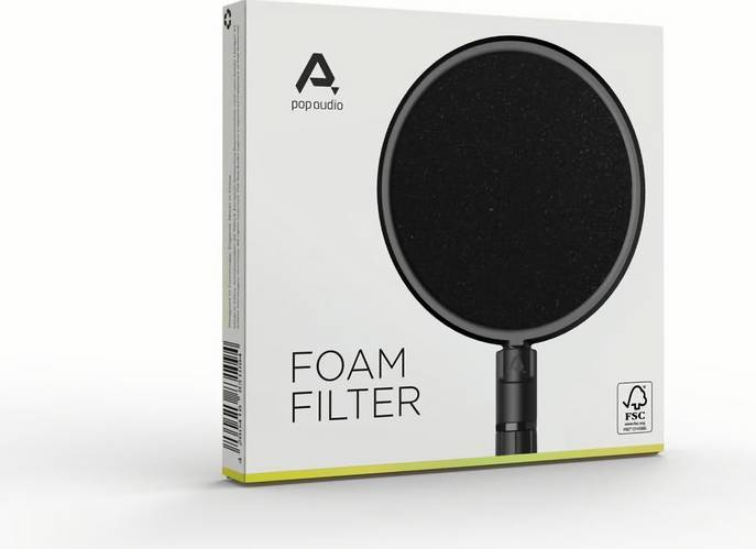 

(EU) Поп-фильтр Pop Audio Foam, пена гидрофобная, байонет