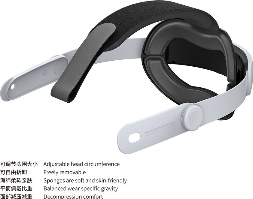 Крепление для очков виртуальной реальности DOBE для Oculus Quest Q3/3S (TY-3861)