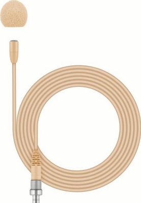 (EU) Петличный микрофон Sennheiser MKE Essential Omni-Beige, всенаправленный, бежевый, 3-pin
