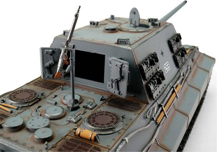 Радиоуправляемый танк Torro Jagdtiger, башня Henschel 1/16 откат ствола (для ИК боя) V3.0 2.4G RTR, TR11411-GY-3.0