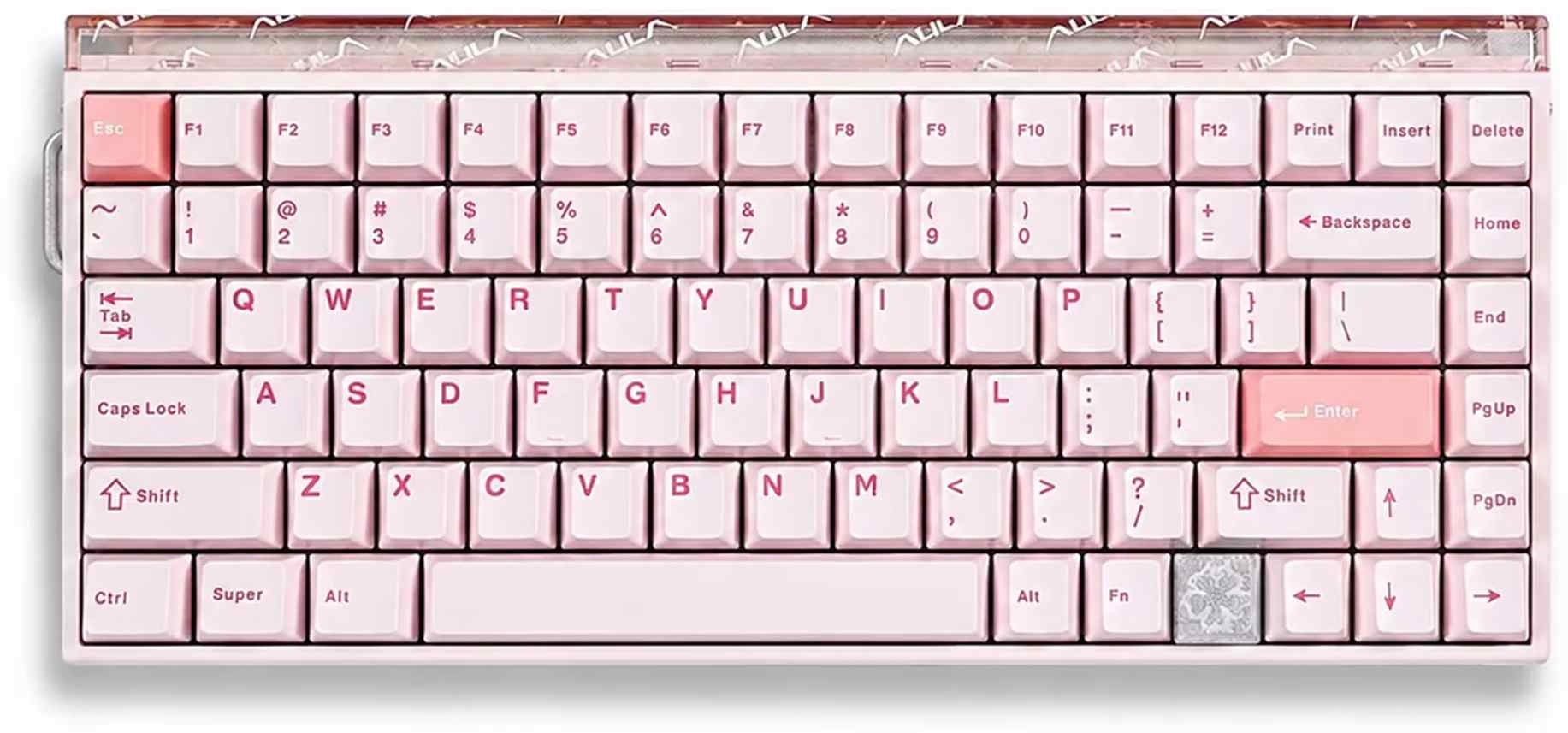 Клавиатура AULA HERO75, Розовая