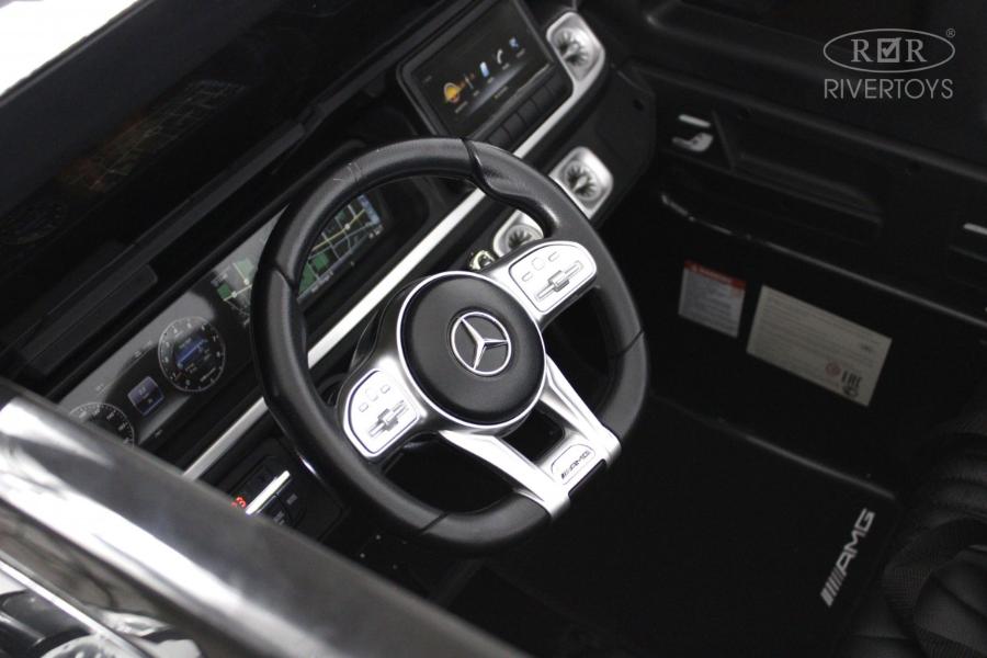 Детский электромобиль RiverToys Mercedes Benz G63 Y777YY черный