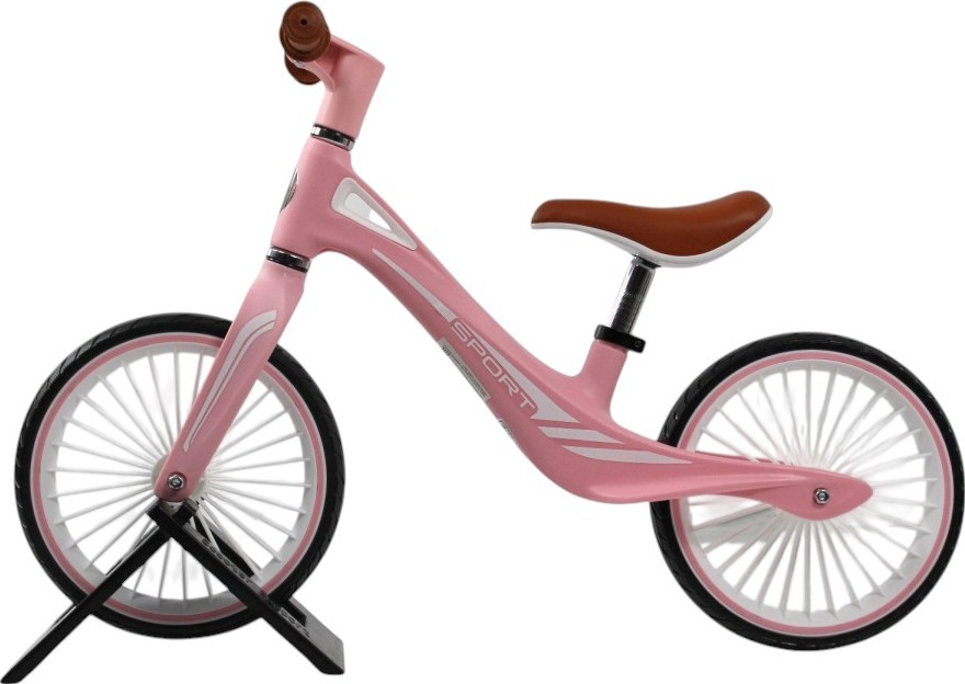 Детский беговел RiverToys (HB-007-12) (розовый)