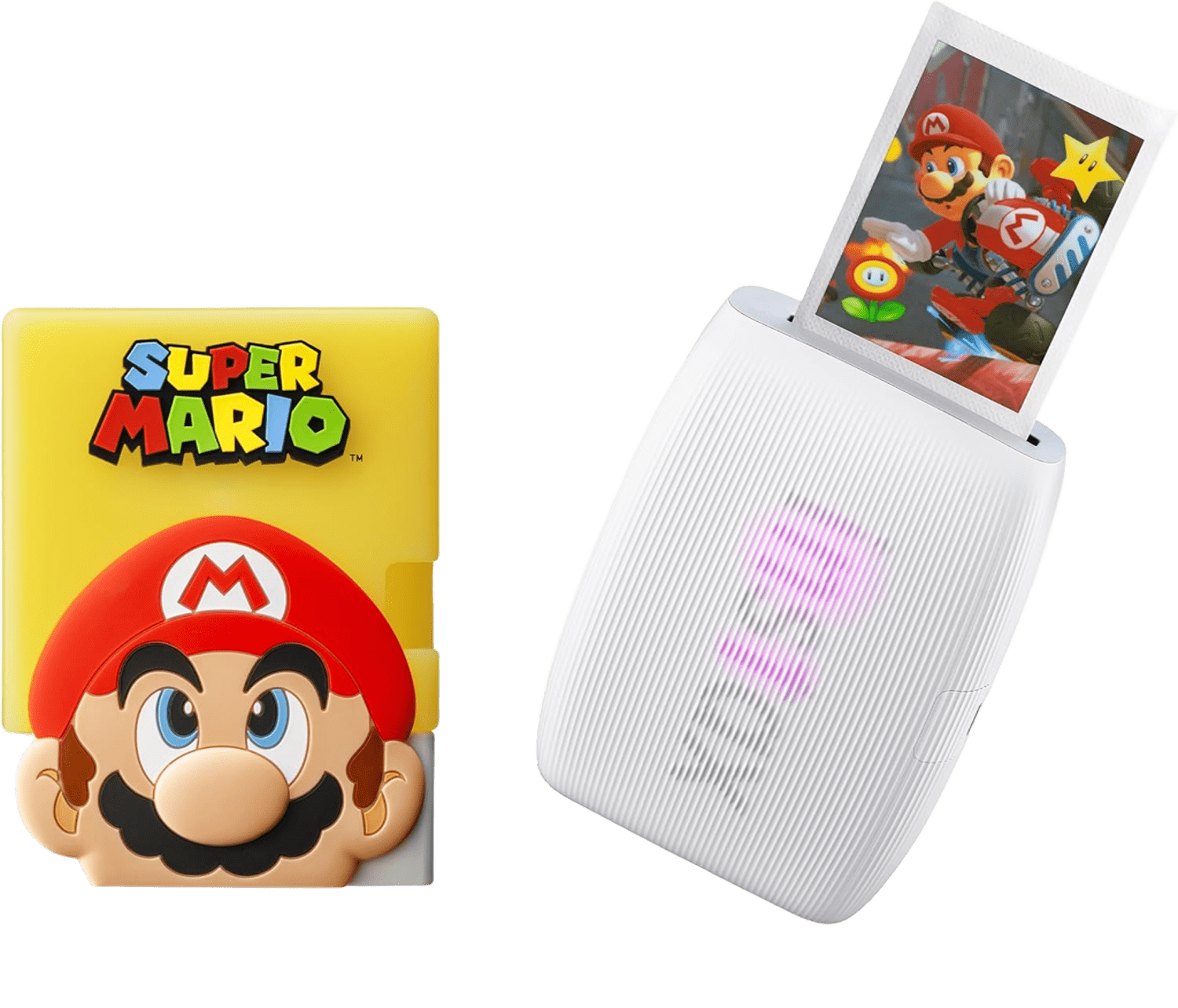Фотопринтер моментальной печати FUJIFILM Instax Mini Link 3 Super Mario Edition, Белый