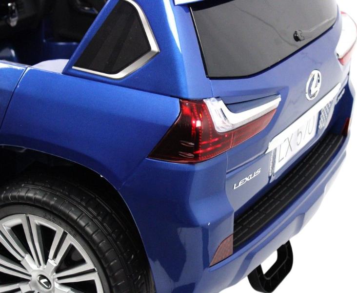 Детский электромобиль RiverToys Lexus LX570 (Y555YY) синий глянец