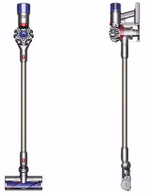 Беспроводной пылесос Dyson V8 advanced silver/nickel (SV25) - (3 насадки)