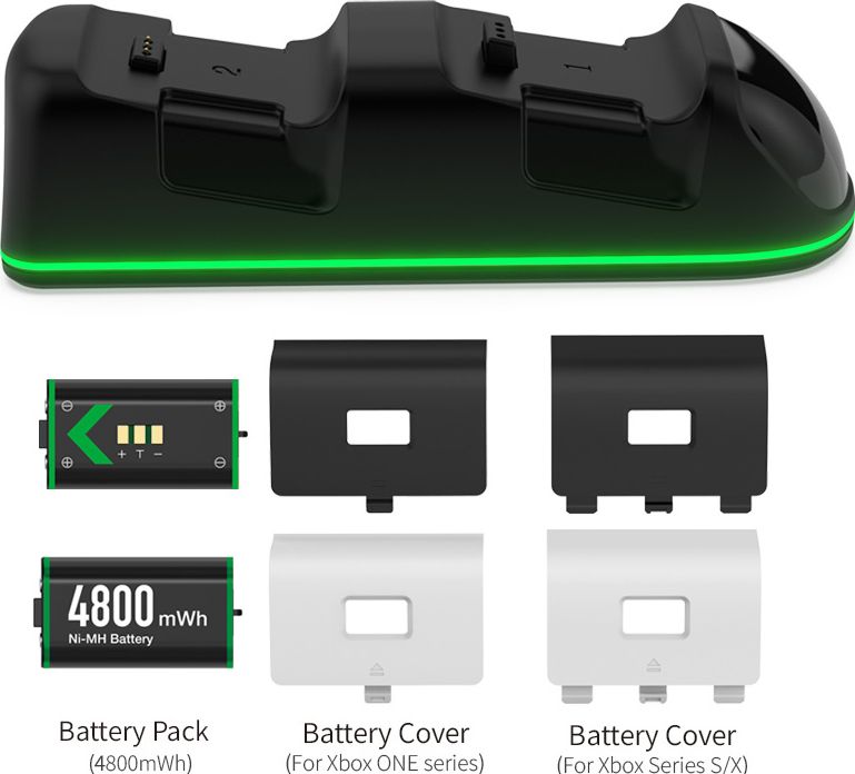 Зарядная станция DOBE для 2-х геймпадов Xbox (TYX-1623X)