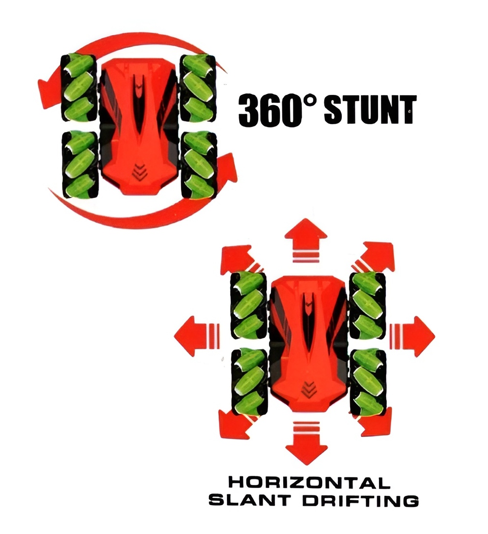 Машина MX Model перевертыш GYRO на Р/У  (движение на задних колесах) +акб