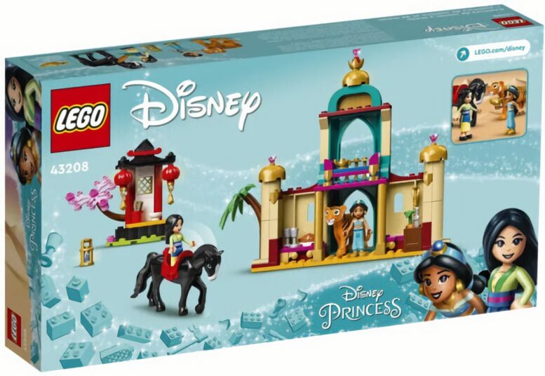 (EU) Игрушка LEGO Disney Приключения Жасмин и Мулан (43208)