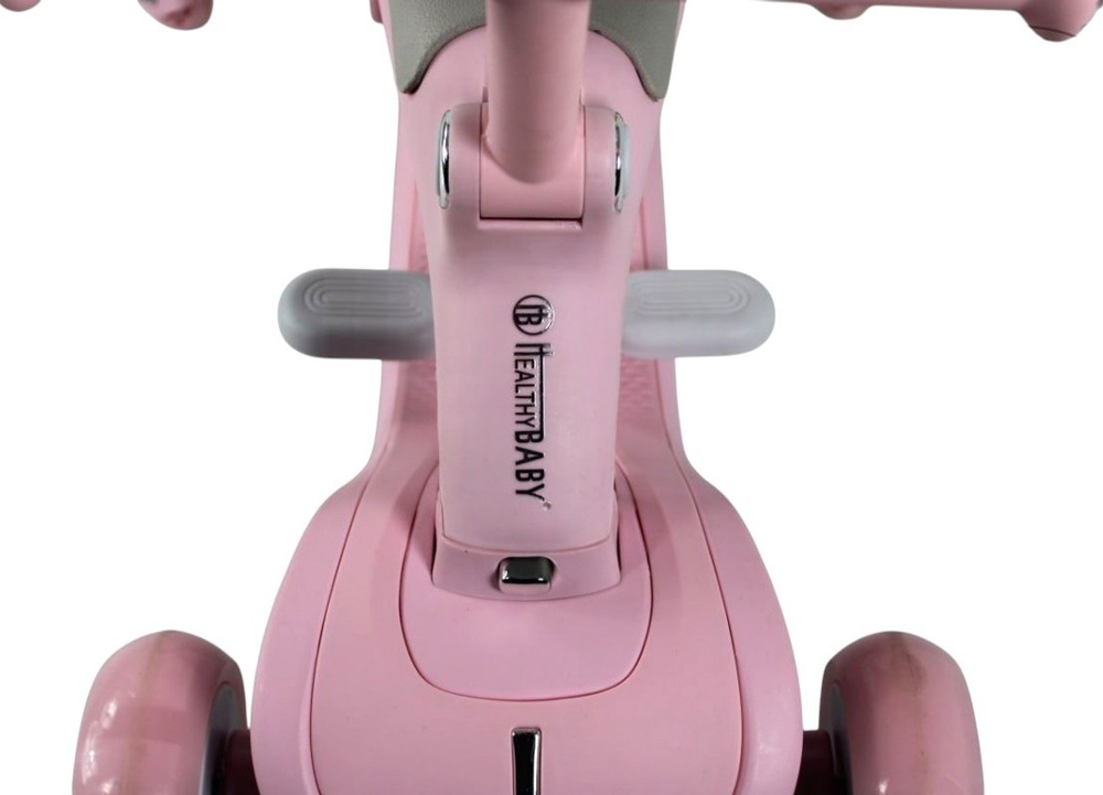 Детский cамокат-беговел RiverToys (HB-111) (розовый)