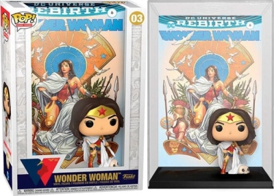 (EU) Фигурка Funko POP! Comic Covers DC Wonder Woman (Rebirth) On Throne (03)
