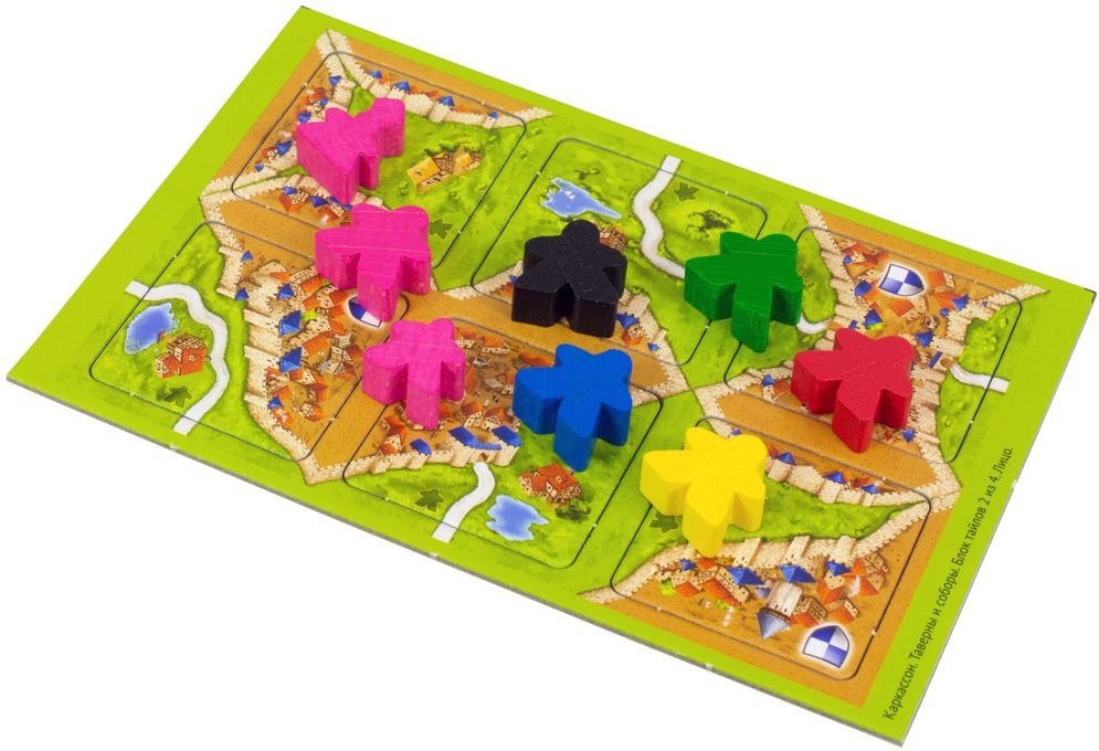 (EU) Настольная игра Hobby World Каркассон: Таверны и соборы (доп 1)