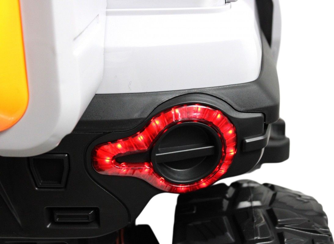 Детский электромобиль RiverToys E007EE серо-оранжевый