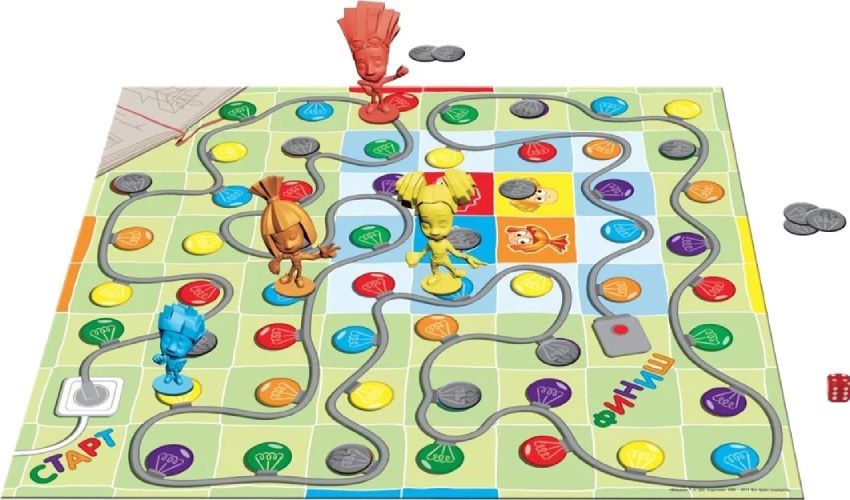 Настольная игра ZVEZDA Фиксики: Гирлянда (ZV-8929)