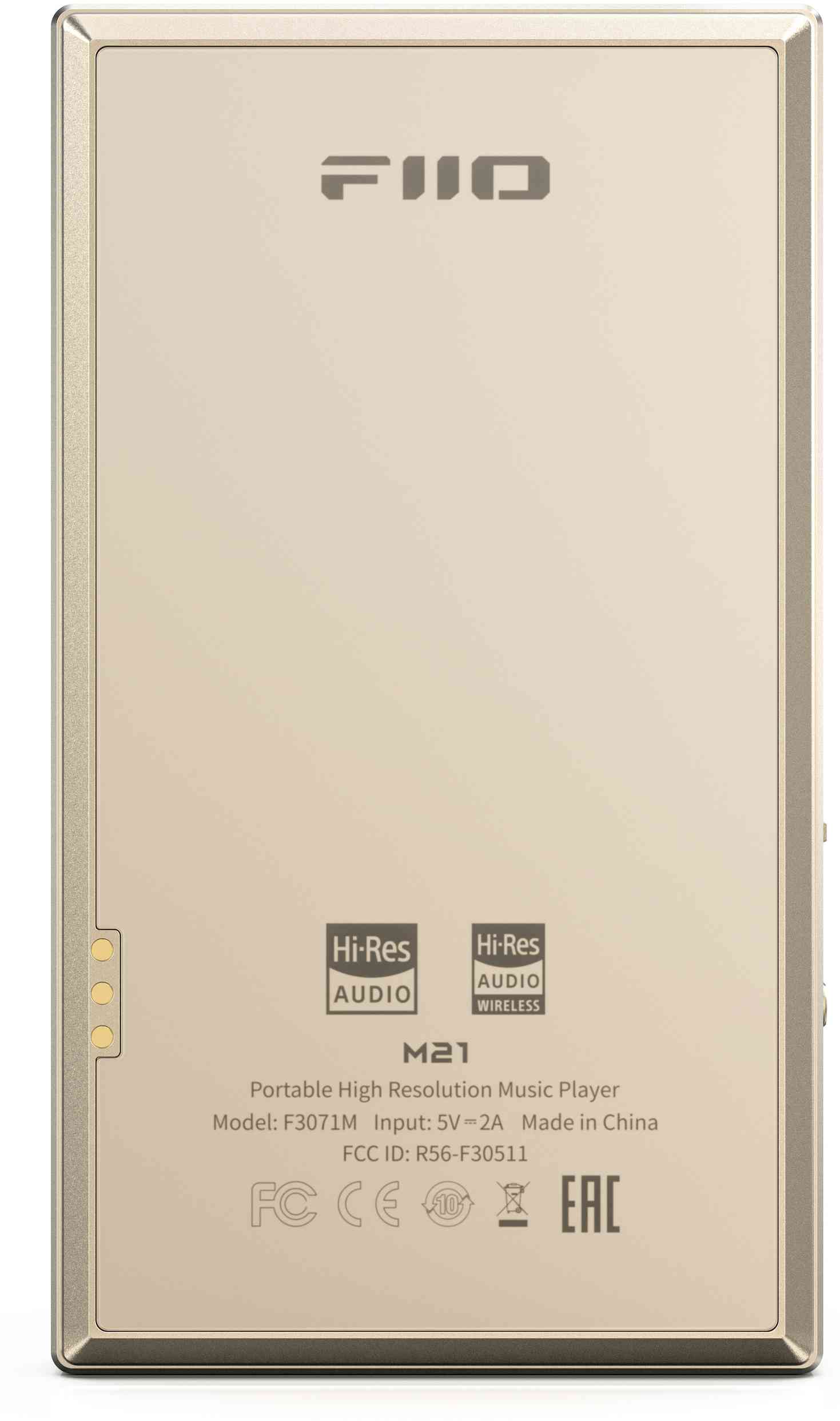 Портативный аудиоплеер FIIO M21 (F3071M), Титаново-золотой