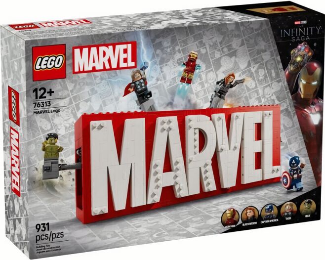 (EU) Конструктор LEGO Marvel Логотип (76313)