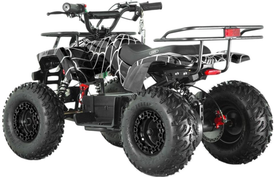 Детский электроквадроцикл RiverToys (TIKI-LUX-BLACK-SPIDER) черный Spider