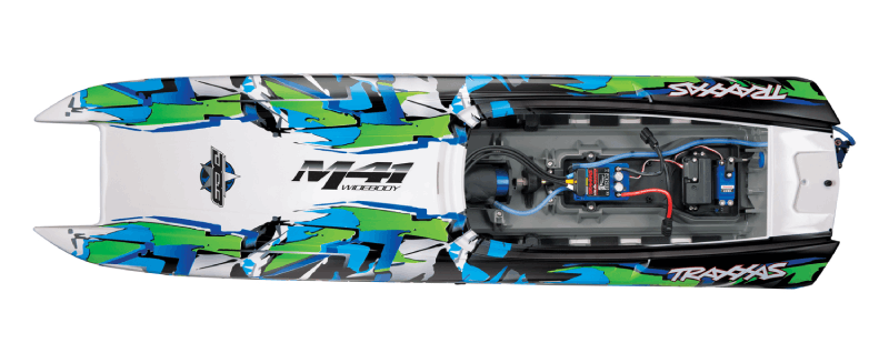 Радиоуправляемая модель катер Traxxas DCB M41 Widebody TSM RTR (TRA57046-4-G)