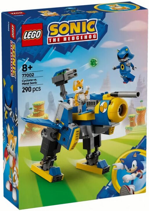 (EU) Конструктор LEGO Sonic Циклон против Метал Соника (77002)