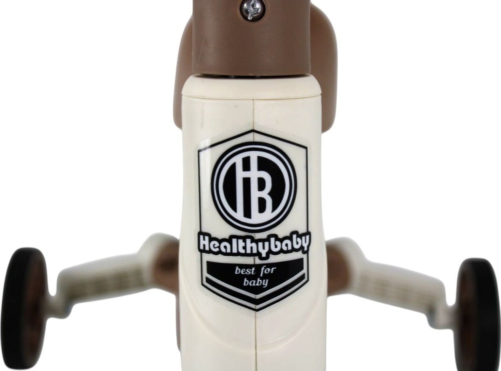 Детский беговел-велосипед RiverToys (HB-318) (коричневый)