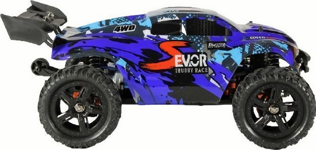 Радиоуправляемая трагги Remo Hobby S EVO-R Brushless UPGRADE V2.0 (синяя) 4WD 2.4G 1/16 RTR (E581-003)