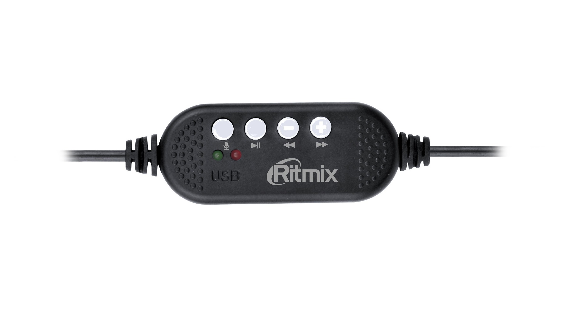 Наушники с микрофоном RITMIX RH-533USB, Чёрные