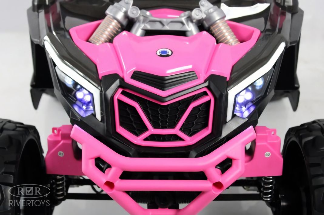 Детский электромобиль K707AM-A розовый