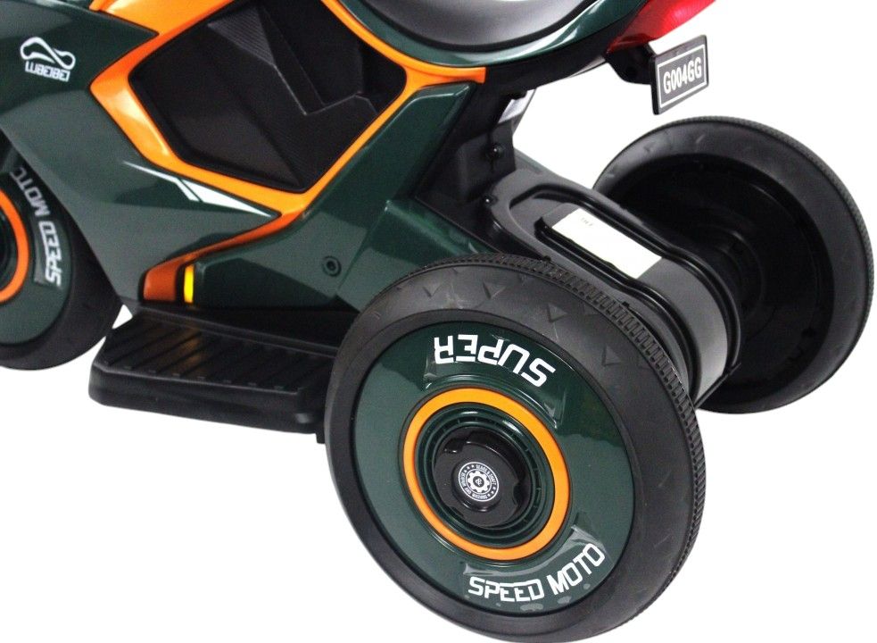 Детский электромотоцикл RiverToys (G004GG-GREEN) зеленый