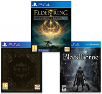 ИгроПак для PS4: Elden Ring Launch Edition Премьерное Издание + Dark Souls Trilogy + Bloodborne: Порождение крови