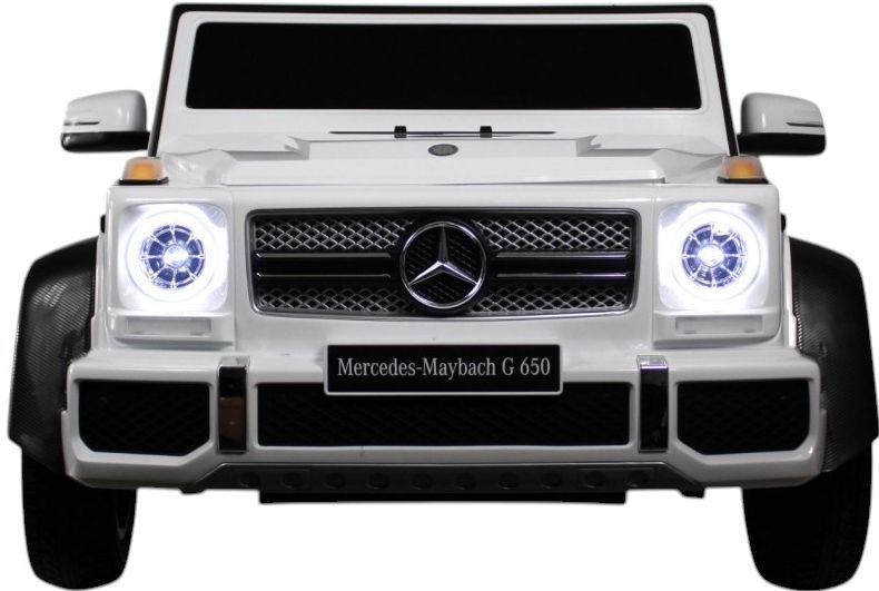 Детский электромобиль RiverToys Mercedes-Maybach G650 Landaulet (M999MM-WHITE) белый