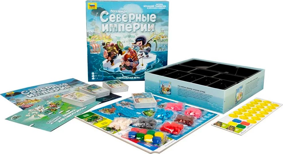 Настольная игра ZVEZDA Поселенцы: Северные Империи (ZV-8735)