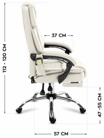 (EU) Офисный стул Mark Adler MA-BOSS 6.0 BEIGE, 220918735, Белый