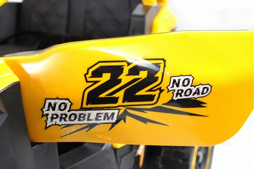 Детский электромобиль K707AM желтый