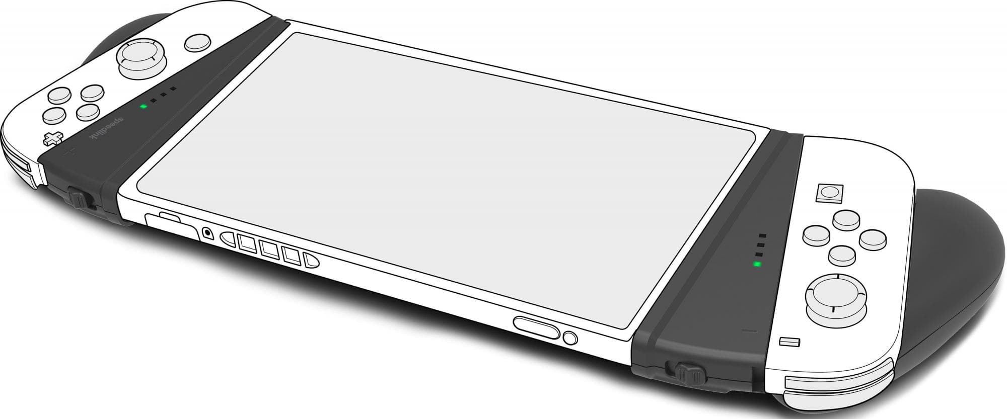 Крепление SpeedLink для Joy-Con на консоль Nintendo Switch