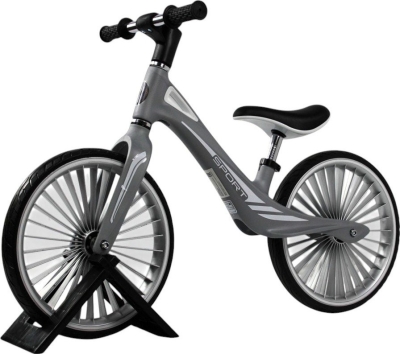 Детский беговел RiverToys (HB-007-14) (серый)