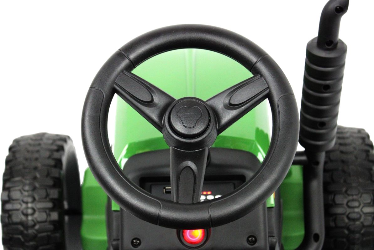 Детский электромобиль RiverToys H888HH темно-зеленый