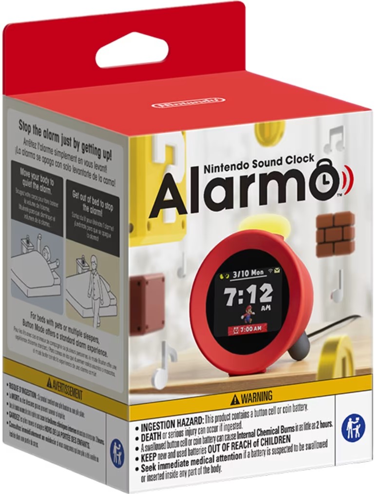 Будильник интерактивный Nintendo Sound Clock: Alarmo