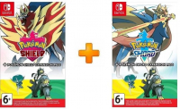 ИгроПак для Nintendo Switch: Pokemon Shield (Expansion Pass) + Pokemon Sword (Expansion Pass)