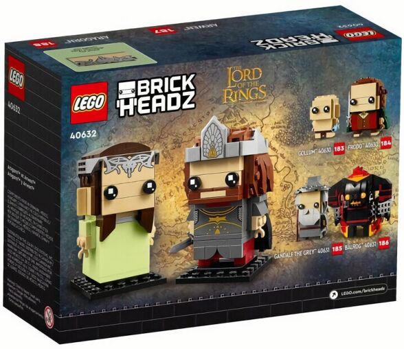 (EU) Конструктор LEGO BrickHeadz Арагорн и Арвен (40632)