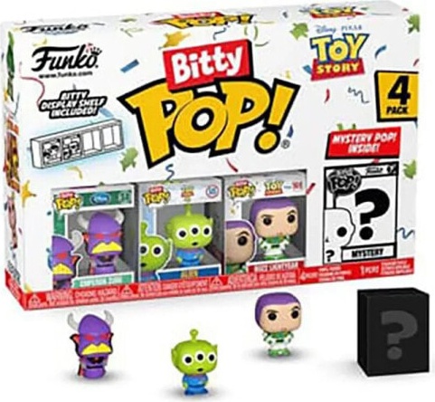 

(EU) Фигурка Funko POP! Disney Toy Story Emperor: Zurg, Alien, Buzz Lightyear Mystery 4PK (73043)
