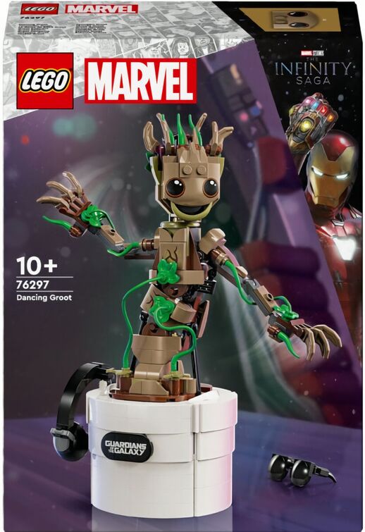 (EU) Конструктор LEGO Marvel Танцующий Грут (76297)